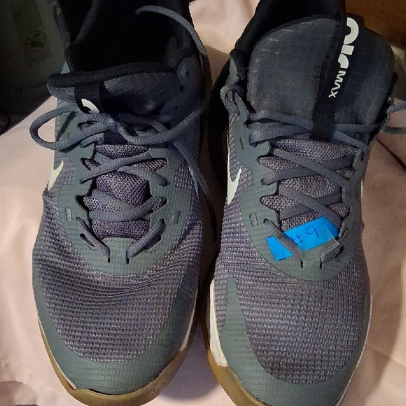 Nike Air Max Blue and Black Sneakers